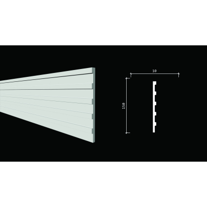 Стеновая панель из дюрополимера 150*10*3000 мм