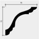 Карниз потолочный плинтус