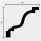 Карниз потолочный плинтус