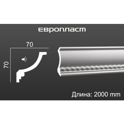 Карниз потолочный плинтус для скрытого освещения