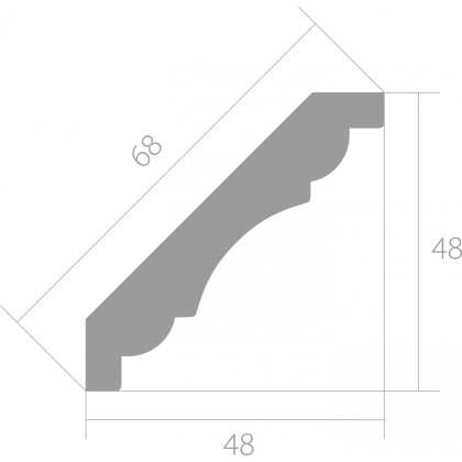 Карниз потолочный плинтус